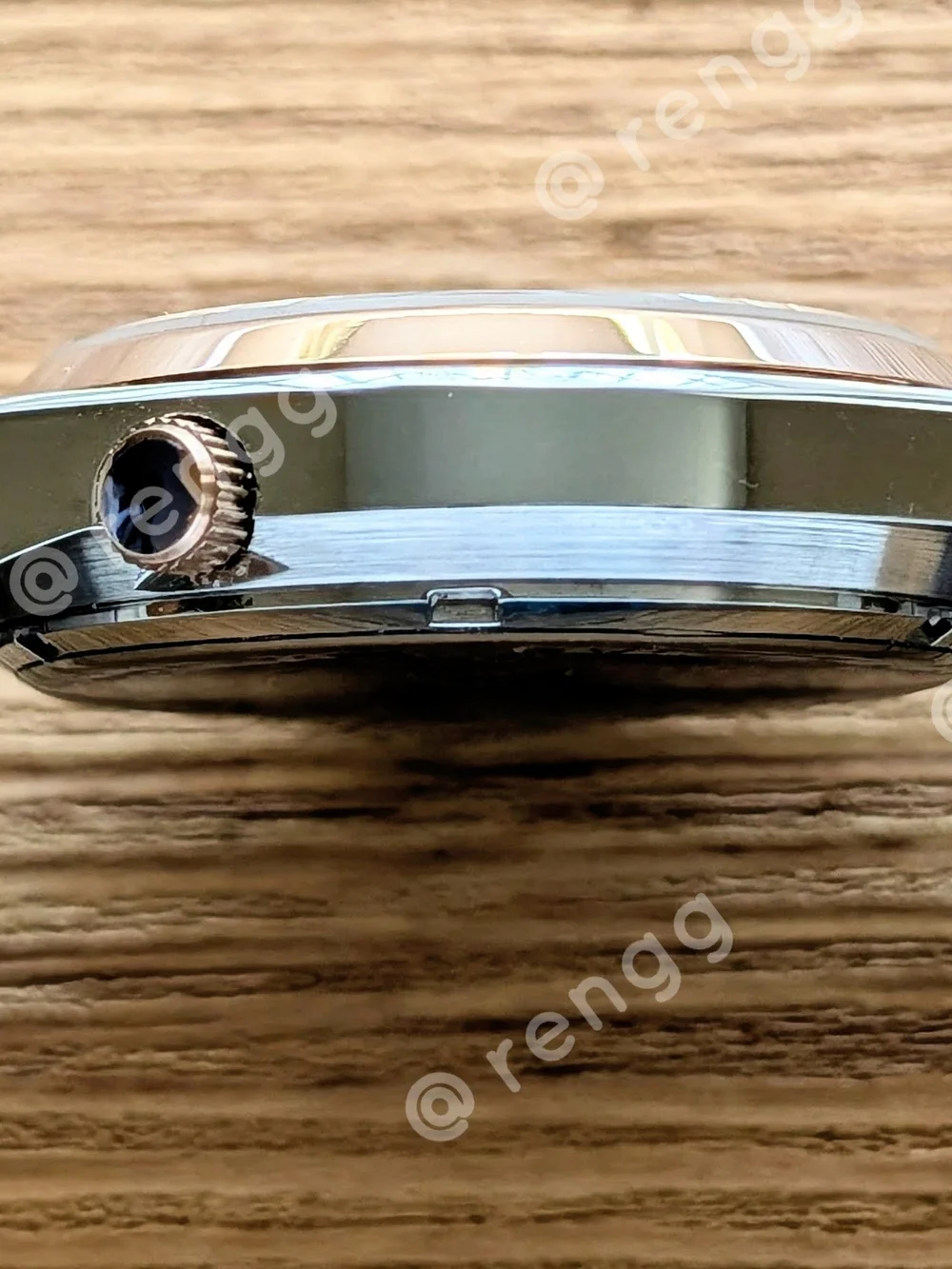 40mm White Seiko Two-Tone Stainless Steel Men's Mod Dress Watch Sapphire